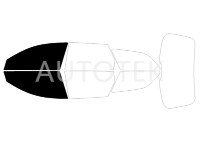 Filme PreCut dianteiro duas portas janelas qualquer tonalidade para Audi A6 Wagon 2006-2011 - Imagem 1 de 4
