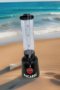 Torre de cócteles de ron Bacardí. ¡Nuevo! Casi 2 pies de alto - Imagen 1 de 5