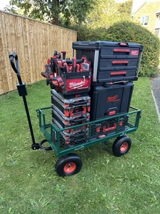 Heavy Duty Packout Mounting Trolley Cart for Milwaukee Tool Box/Drawer/Organiser - Picture 1 of 6