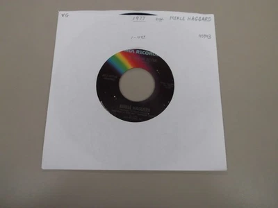 Merle Haggard - Ramblin' Fever / When My Blue Moon Turns To Gold Again - VG+ - Image 1 of 4