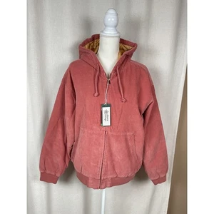 Alpine Design Womens Cord Quilted FZ Hood Sedona Clay Jacket - Picture 1 of 11