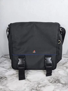Vintage Sony Playstation (PS1, PS2) Schwarz Nylon Tragetasche Messenger Reisetasche - Bild 1 von 10