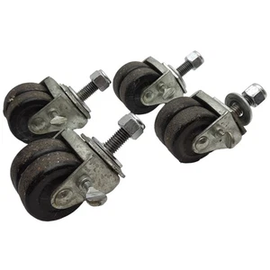 Lot of 4 Bassick 9006X2RP Machine Caster ø2in Wheel, 125lb Load, 2-5/8in Height - Picture 1 of 7