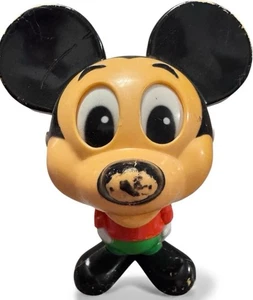 Vintage 1976 Mattel Mickey Mouse Chatter Chum Zugschnur Spielzeug 7,5 Zoll funktioniert - Bild 1 von 5