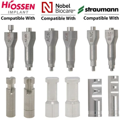 US Dental CAD/CAM Implant Scan Body Lab Analog Fit Hiossen Nobel Straumann ITI