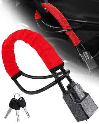 Tevlaphee Bloqueo Volante Bloqueo Cinturón Seguridad Universal Antirrobo Coche Dispositivo Coche Foto 1 de 4