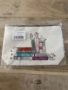 Piccola borsa cosmetica fresca e bella - sacchetto trucco design pila libri - Foto 1 di 3