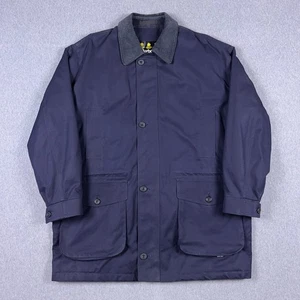 Barbour Jacket Mens C46 Arctic Endurance Padded Navy Cotton Ventile A1010 - Picture 1 of 14