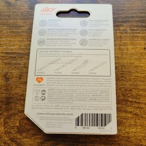 Slice Brand Ceramic Craft Blades Straight Edge Pointed Tip 4 Pack #10519 - Picture 1 of 2