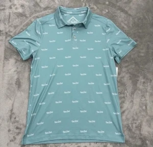 Burlebo Herren Rad Dad Performance leichtes Golf Poloshirt Gr. 2XL NEU türkis - Bild 1 von 2