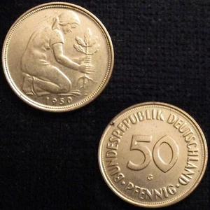 Gutse Deutschland, Bundesrepublik, 50 Pfennig 1950 G - Bild 1 von 1