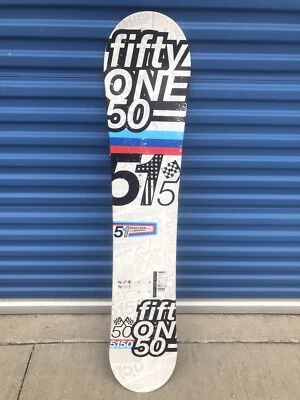 Snowboard 138cm 5150 Shooter Sin Fijaciones Hombres Niños Jóvenes Niños Blanco Usado en Excelente Condición Foto 1 de 4