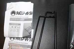 REV-A-SHELF Sidelines cloth/mesh black tilt-out hamper new open box