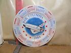 Hail , Columbia Space Shuttle Calendar Plate From 1984 - No Damage!