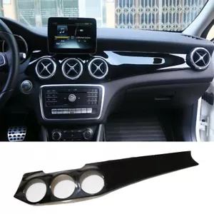 Central Console Dashboard Panel Trim For Benz GLA CLA X156 W117 2013-19ABS Black - Picture 1 of 7