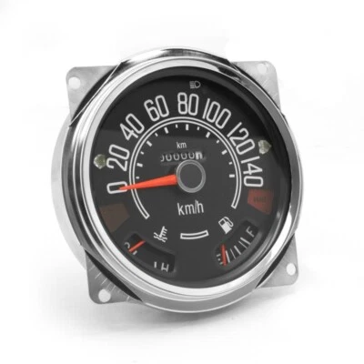 Omix-ADA 17205.03 Speedometer Cluster 0-140 KPH for 1980-1986 Jeep CJ5/CJ7/CJ8 - Image 1 of 2