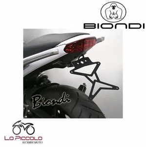 PORTATARGA BIONDI MOTO REGOLABILE INOX KAWASAKI ER-6N 650 2009 2010 2011 2012 - Zdjęcie 1 z 1