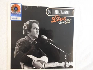 Merle Haggard "Live from Austin TX" BRAND NEW Orange & Black Splatter Vinyl DVD - Picture 1 of 5