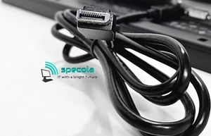 2x PUERTO DE PANTALLA MACHO A DISPLAYPORT CABLE MACHO 1,8 M ENCHUFE DE CABLE DP PC MONITOR TFT - Imagen 1 de 5