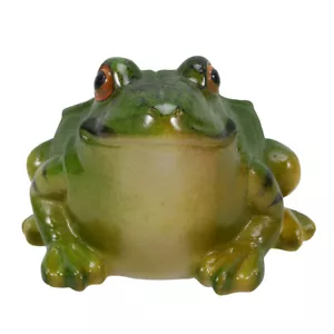 Succulent Green Plant Pot Ceramics Animals Pots Frog Flower Desk - Picture 1 of 12