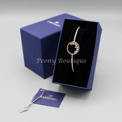 Swarovski 5493393 Pulsera Norte Tono Oro Rosa Cristal Círculo Elegante Totalmente Nueva Foto 1 de 4