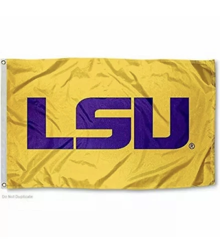 LSU Tigers Large Flag 3 X 5 Foot Double Sided Cover