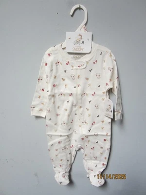 Bebé Unisex Cacahuetes Little Snoopy Navidad Marfil Dormir N' Jugar Talla 6-9M Foto 1 de 2