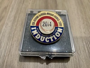 2014 Baseball HOF Induction Press Pin - Cox/Glavine/La Russa/Maddux/Thomas/Torre - Picture 1 of 4