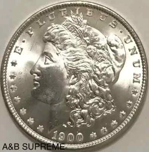 1900 O Morgan Dollar From OBW Estate Roll Choice-Gem Bu Uncirculated 90% Silver - Picture 1 of 8