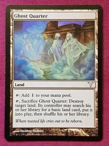 Magic The Gathering DISSENSION GHOST QUARTER land card MTG - Picture 1 of 2