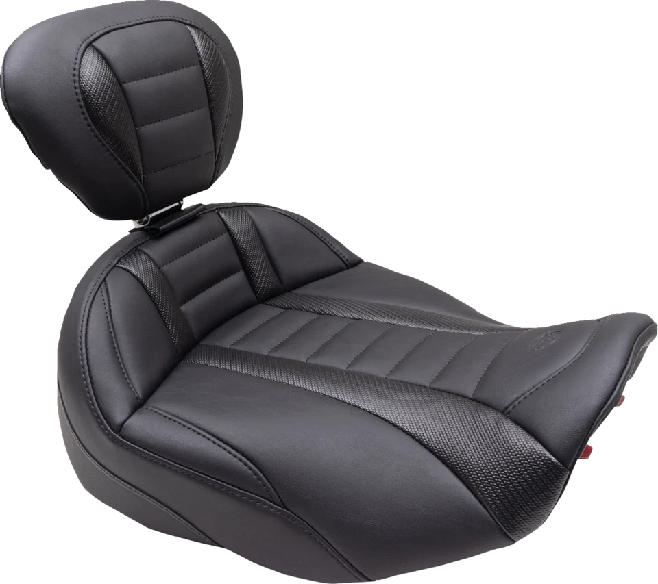 Asiento y respaldo del conductor Mustang Deluxe Touring Solo 2023+ Harley Rd/St Glide CVO Foto 1 de 1