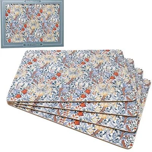 4er Set Tischsets William Morris goldene Lilie Esstisch Esstisch Esstisch Platzmatten - Bild 1 von 8