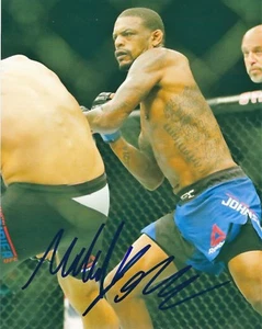 Autographed Michael Johnson UFC & MMA 8x10 photo with COA - Picture 1 of 1