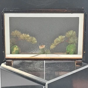 Vintage POSTKARTE FOTO HALTER DISPLAY Rahmen Diorama Box JAPAN 4" x 6" - Bild 1 von 11