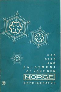 NORGE refrigerator 1969 manual appliances wv - Picture 1 of 10