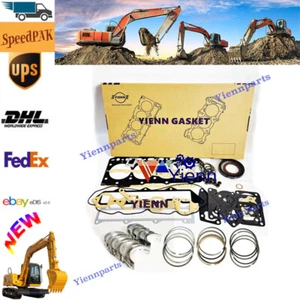 4D106 S4D106-2XFH Re-Ring Kit For Yanmar Komatsu BM595F-1 BM393F-1 BM798F-1 Part - Picture 1 of 5
