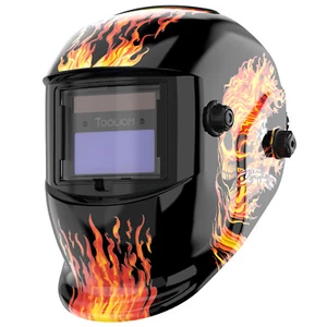 Auto Darkening Welding Helmet True Color Solar Powered Adjustable Shade TIG MIG - Picture 1 of 6