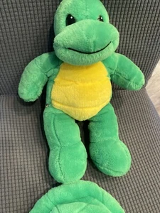 Build A Bear BAB Turtle Backpack Shell Hidden Pocket Plush Stuffed Animal 14” - Picture 1 of 5