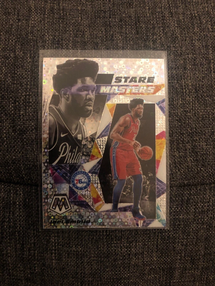Joel Embiid 2019-20 Panini Mosaic Stare Masters Disco- Philadelphia 76ers Rare - Image 1 of 1