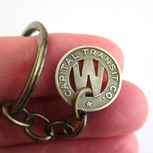 DC Transit Token Key Chain Vintage Washington District of Columbia Capital Coin  - Picture 1 of 4
