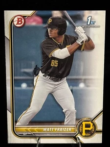 2022 Bowman - Prospects Matt Fraizer #BP-91 (RC) - Foto 1 di 6
