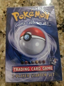 1999 POKEMON CARD BASE SET 2 PLAYER STARTER DECK NEW FACTORY SEALED UNOPENED - Picture 1 of 6