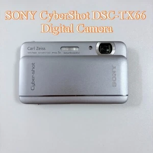 Cámara digital Sony CyberShot DSC-TX66 integrada Wi-Fi modo YouTube plateada - Imagen 1 de 6