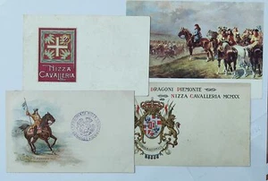 NIZZA CAVALLERIA-LOTTO 4 CARTOLINE-C39-154 - Picture 1 of 1
