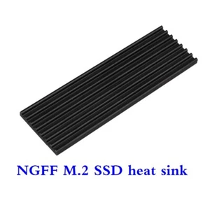 Dissipateur de chaleur de refroidissement en aluminium M.2 NGFF NVMe 2280 PCIE SSD avec coussinets thermiques - Photo 1/8
