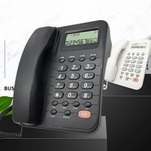 Corded Telephone Caller Display Landline Phone for Home Office Energy Efficient - Zdjęcie 1 z 10