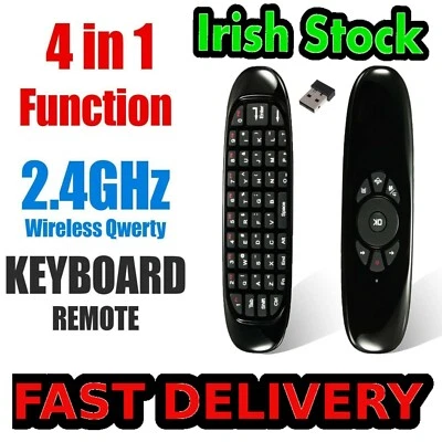 Air Mouse Remote Control Wireless Keyboard For PC Tv Android Box 2.4ghz Airmouse - Image 1 of 4