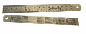 Regla de ingenieros de acero Soba 6""/150 mm - Imagen 1 de 2
