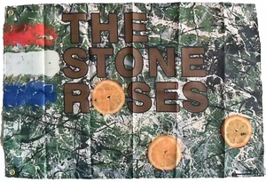 THE STONE ROSES MUSIC FLAG 3x2 Ft BRITPOP FESTIVALS IAN BROWN WATERFALL - Picture 1 of 1