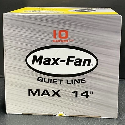 Max-Fan Quiet Line 14” Inline Fan – 1786 CFM | Efficient, Powerful, Compact - Image 1 of 4